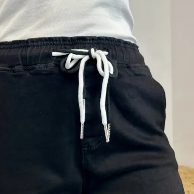 W123- Jean Mom Voggo (T36-T44) - noir - 44