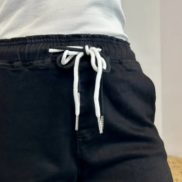 W123- Jean Mom Voggo (T36-T44) - noir - 44