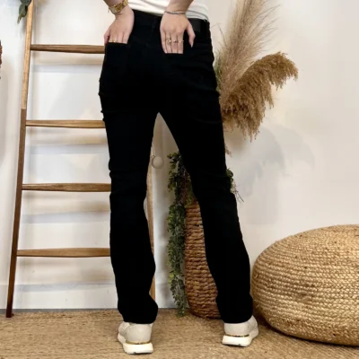 W128- Jean Droit, Voggo (T36-T44) - noir - 44