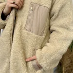 Doudoune réversible à capuche - beige - 42