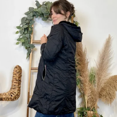 K019 - Doudoune Fourrée Melya - noir - 44