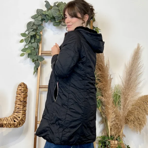 K019 - Doudoune Fourrée Melya - noir - 44