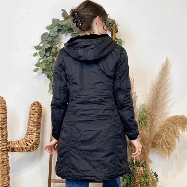 K019 - Doudoune Fourrée Melya - noir - 44