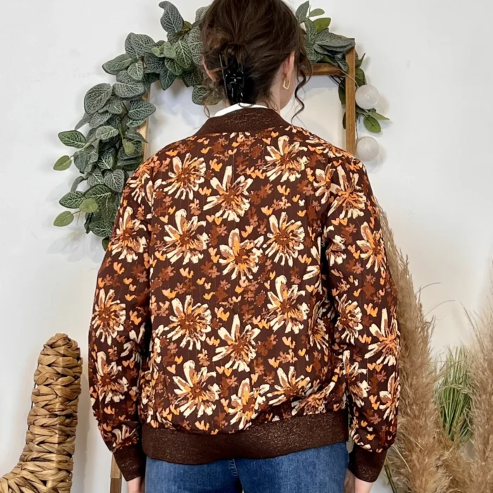Bomber automnal - marron-chocolat - 38