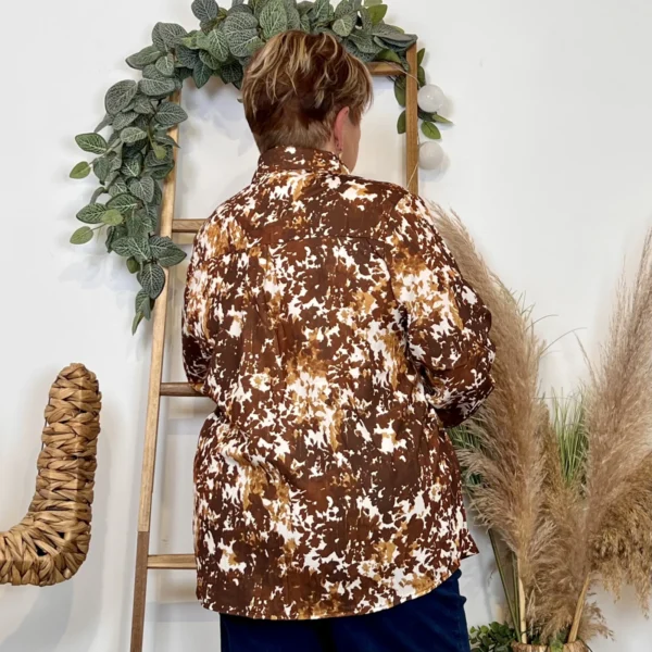 K954- Chemise By-One (T40-T48) - marron - 48