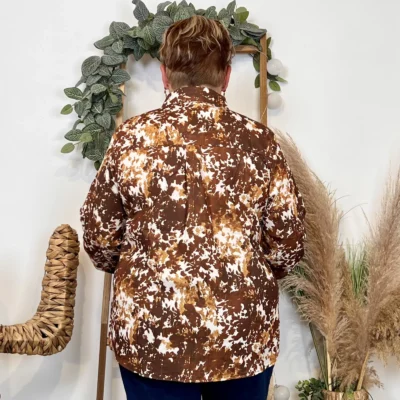 K954- Chemise By-One (T40-T48) - marron - 48