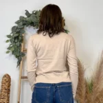 Pull fin col rond femme VOGGO T36-T46 - beige - 44