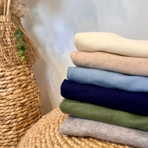 Y370- Pull Épais sans laine «Voggo» (T36-T48) - kaki - 44