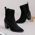 Bottine santiags "Moow" (T36-T41) - noir - 41