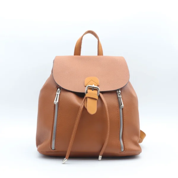 P385- Sac à Dos Flora&Co - camel - sans-taille