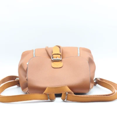 P385- Sac à Dos Flora&Co - camel - sans-taille