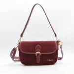Sac à main aspect daim femme Flora & Co - bordeaux - sans-taille