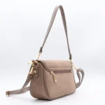 Sac à main aspect daim femme Flora & Co - taupe - sans-taille