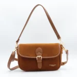 Sac à main aspect daim femme Flora & Co - camel - sans-taille