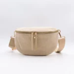 Sac banane femme en velours côtelé Flora & Co - beige - sans-taille
