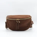 Sac banane femme en velours côtelé Flora & Co - marron - sans-taille