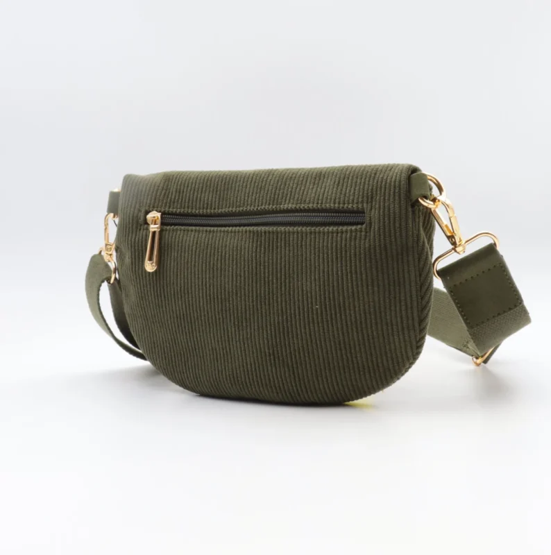 P391- Banane velours Flora & Co - kaki - sans-taille