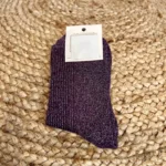Chaussettes paillettes « Rêveuse » - violet - sans-taille