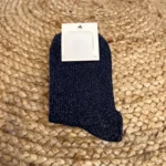 Chaussettes paillettes « Rêveuse » - marine - sans-taille