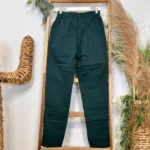 Pantalon confort chaud femme JST taille haute T38-T52 - vert-sapin - 56