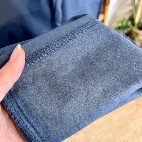 T543- Pantalon Confort Chaud (T38-T52) - bleu-canard - 58