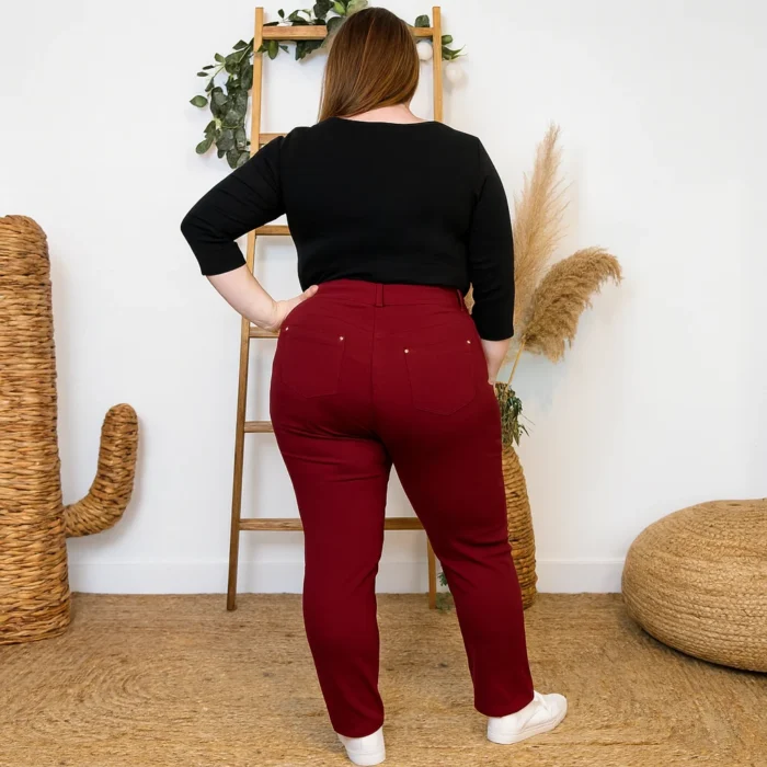 R274- Tregging Molletonné Christy - bordeaux - 52