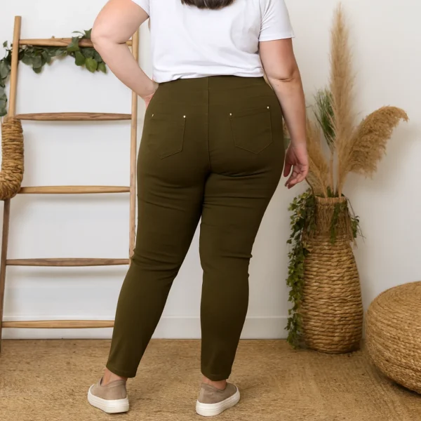 R274- Tregging Molletonné Christy - kaki - 52