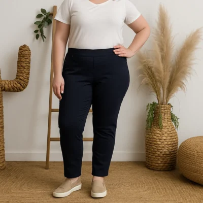 R274- Tregging Molletonné Christy - marine - 52