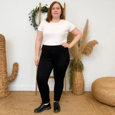 R274- Tregging Molletonné Christy - noir - 52