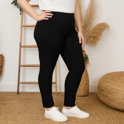 R274- Tregging Molletonné Christy - noir - 52