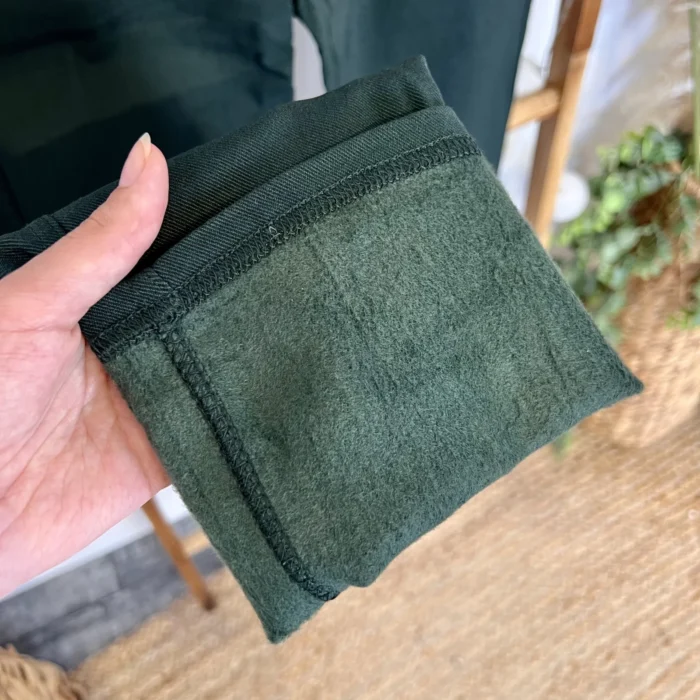 R274- Tregging Molletonné Christy - vert-sapin - 52
