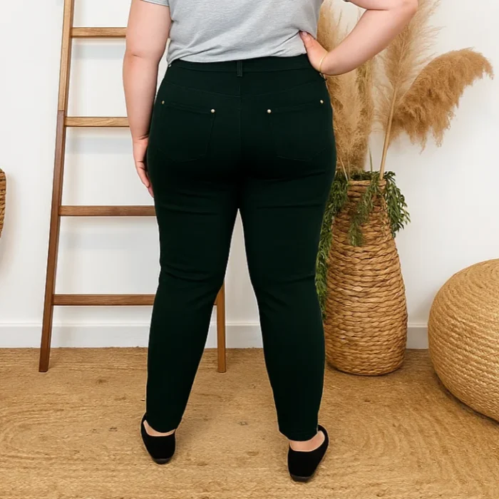 R274- Tregging Molletonné Christy - vert-sapin - 52