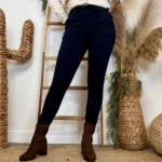 Jean Slim femme taille élastiquée MELLY & CO T34-T42 - marine - 42
