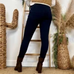 Jean Slim femme taille élastiquée MELLY & CO T34-T42 - marine - 42