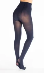 Y498- Opaque 80 Den - marine - taille-unique