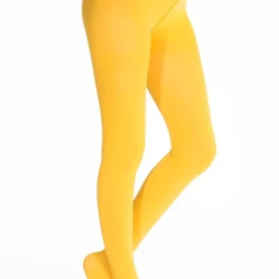 Y498- Opaque 80 Den - moutarde - taille-unique