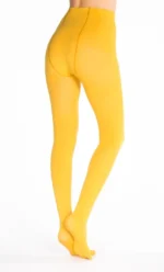 Y498- Opaque 80 Den - moutarde - taille-unique