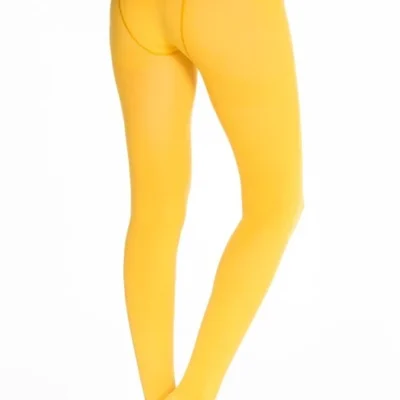 Y498- Opaque 80 Den - moutarde - taille-unique