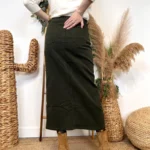 Jupe en jean (T36-T44) - kaki - 44