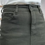 Jupe en jean (T36-T44) - kaki - 44
