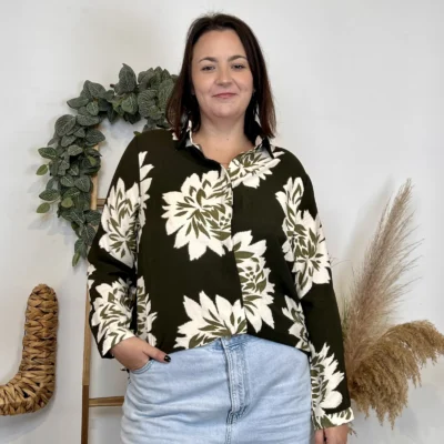 K922- Chemise By-One (T40-T48) - kaki - 48