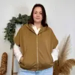 Sweat sans manche (GT) - camel - taille-unique-grande-taille