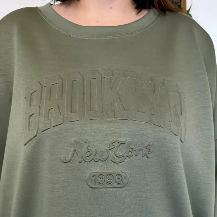 Sweat "Brooklyn" (GT) - kaki - taille-unique-grande-taille