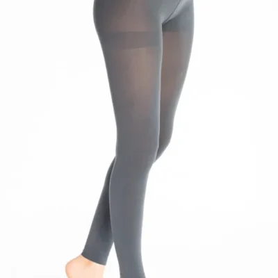 Y499- Legging, 80 Den - gris - taille-unique