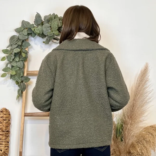 J897 - Veste boutonnée (TU) - kaki - taille-unique