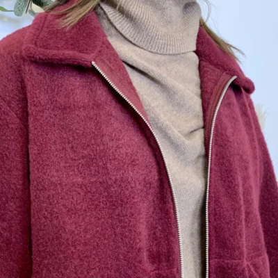 J973 - Bomber court (TU) - bordeaux - taille-unique