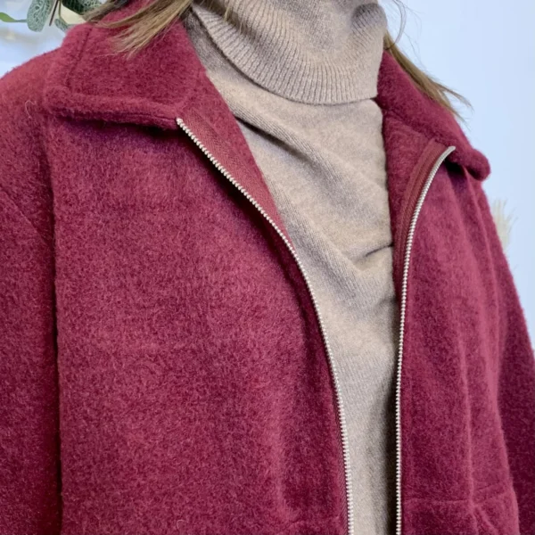 J973 - Bomber court (TU) - bordeaux - taille-unique