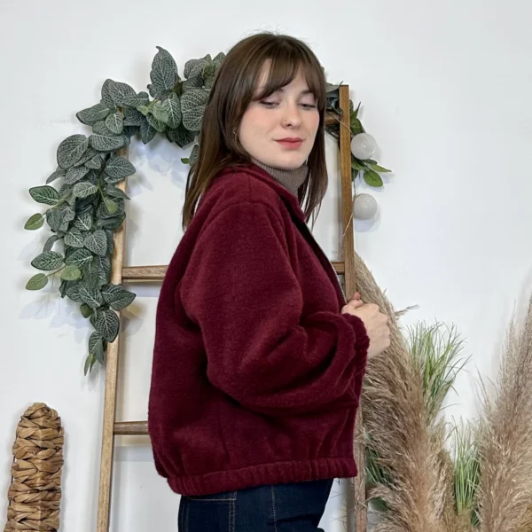 J973 - Bomber court (TU) - bordeaux - taille-unique