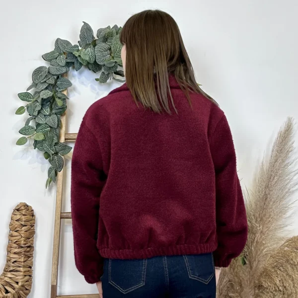 J973 - Bomber court (TU) - bordeaux - taille-unique