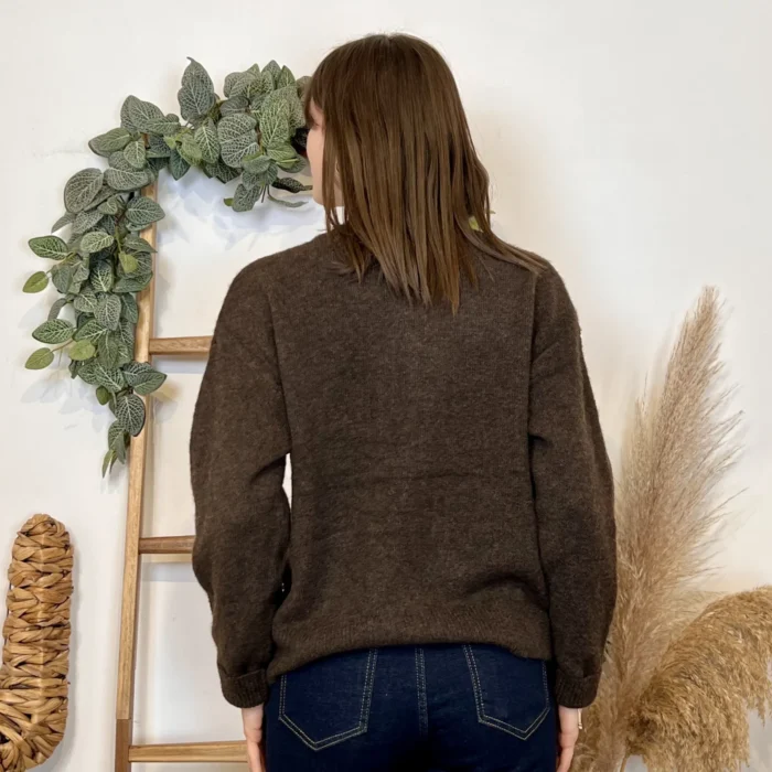 Gilet en mailles (TU) - marron - taille-unique